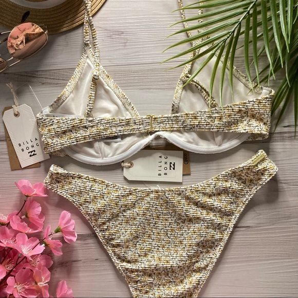 Billabong βοΈ Ditsy Floral Underwire Top x Hike Bottom Bikini Set - Picture 9 of 14